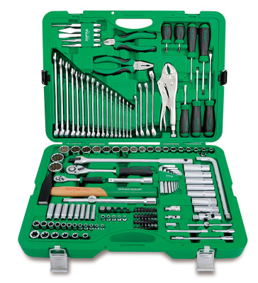 Набор инструментов в чемодане 1/4" и 1/2" 12-гр. 150 предметов TOPTUL GCAI150R1 Набор инструментов в чемодане 1/4" и 1/2" 12-гр. 150 предметов TOPTUL GCAI150R1