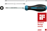 Отвёртка крестовая PH2х100 мм HAZET 802-PH2