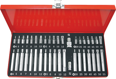 T33272 Набор бит с адаптерами 3/8" и 1/2", 40 предметов