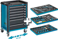 Тележка инструментальная Hazet 179-7/141 с набором инструмента.